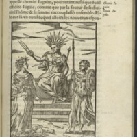 Images, Lyon, 1581 - 28 : Junon à la couronne de lys, au lierre et à la peau de Panthère