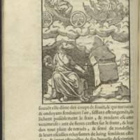 Images, Lyon, 1581 - 33 : Cérès sur un char tiré par deux dragons