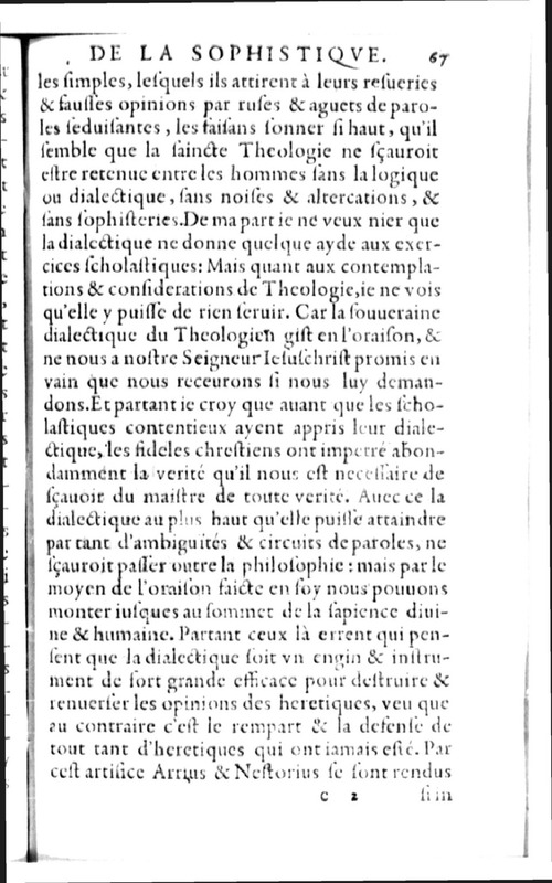 Declamation sur l'incertitude, vanité et abus des sciences