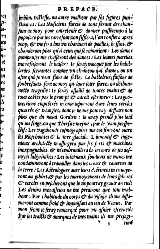 Declamation sur l'incertitude, vanité et abus des sciences