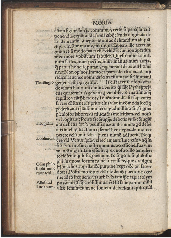 Moriae encomivm Erasmi Roterodami declamatio