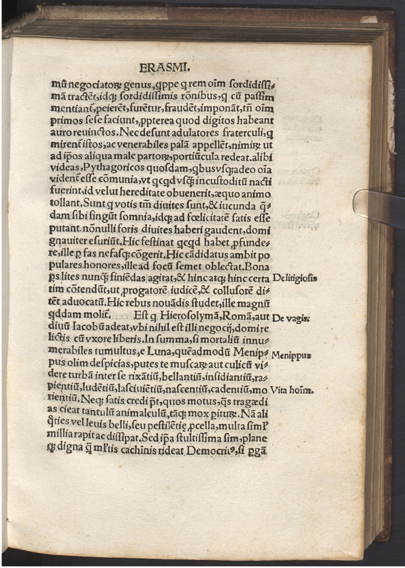 Moriae encomivm Erasmi Roterodami declamatio