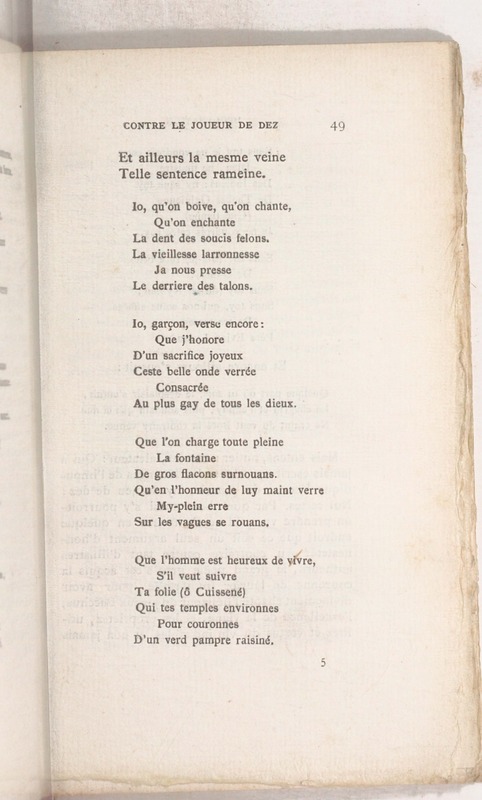 Trois déclamations esquelles l'Ivrongne, le Putier et le Joueur de Dez débattent Trois déclamations esquelles l'Ivrongne, le Putier et le Joueur de Dez débattent