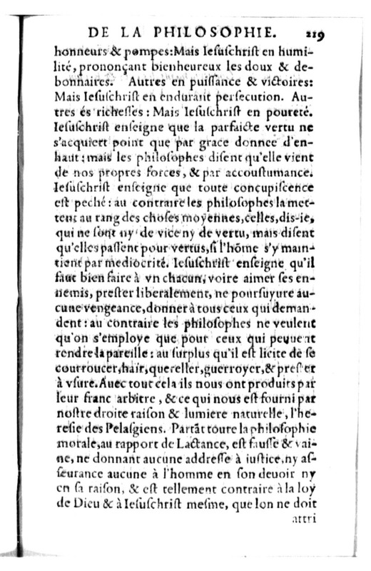 Declamation sur l'incertitude, vanité et abus des sciences