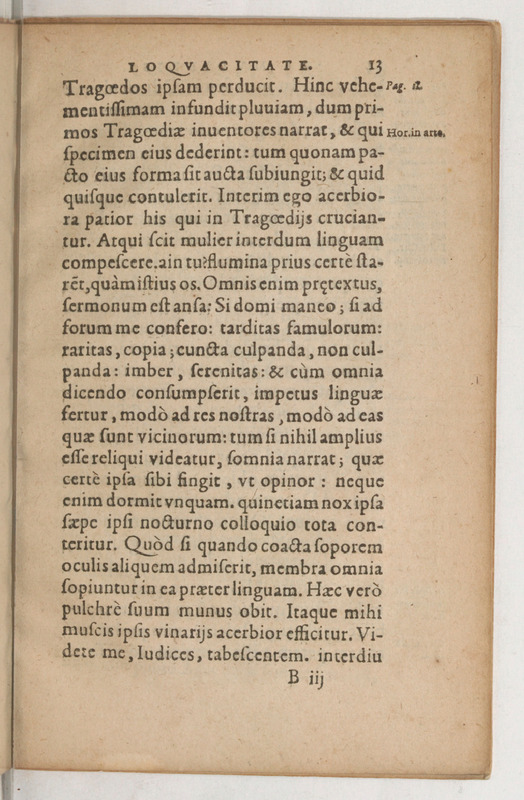 Declamatio Graeci autoris veteris de mulieris loquacitate