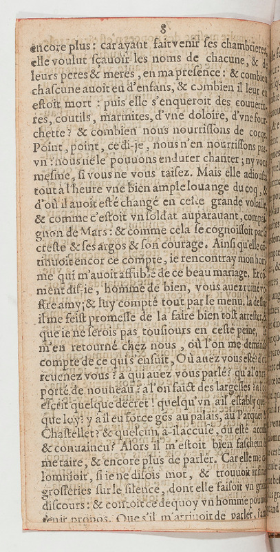 Plaidoyer d'un mary desesperé pour l'estrange et admirable caquet de sa femme