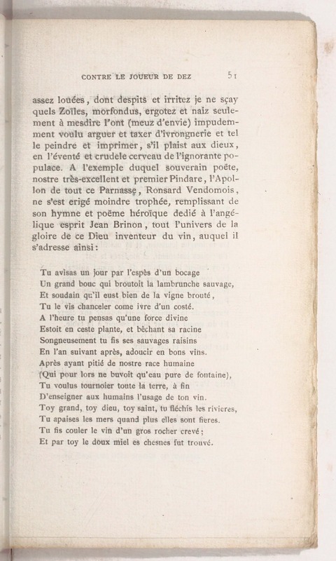 Trois déclamations esquelles l'Ivrongne, le Putier et le Joueur de Dez débattent Trois déclamations esquelles l'Ivrongne, le Putier et le Joueur de Dez débattent