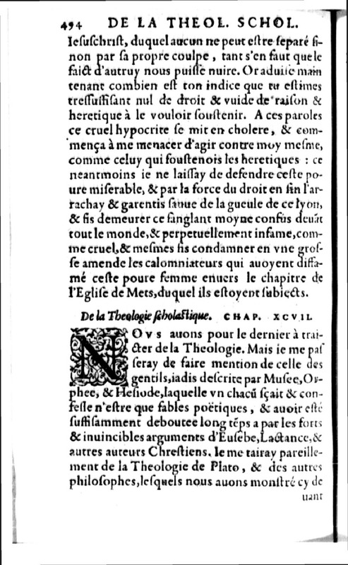 Declamation sur l'incertitude, vanité et abus des sciences