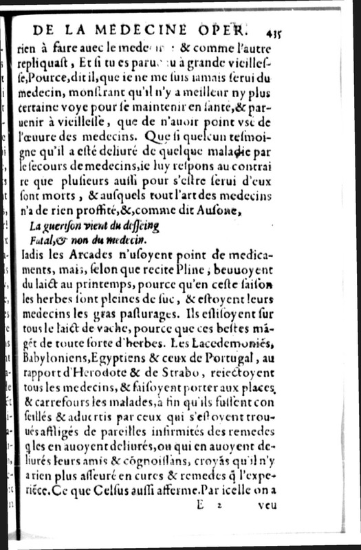 Declamation sur l'incertitude, vanité et abus des sciences