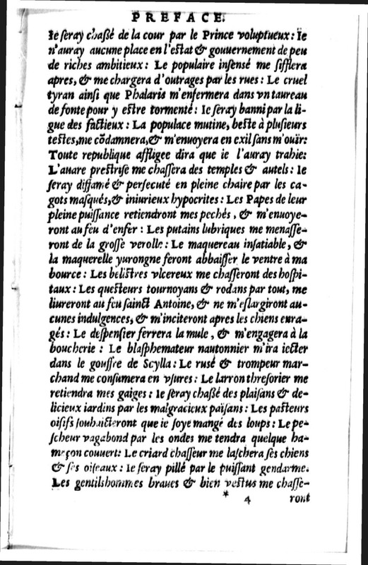 Declamation sur l'incertitude, vanité et abus des sciences