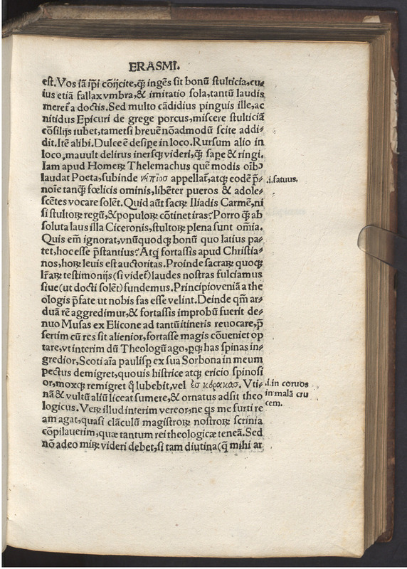 Moriae encomivm Erasmi Roterodami declamatio