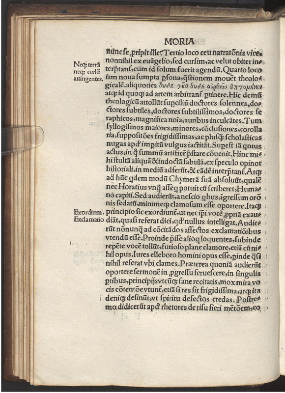 Moriae encomivm Erasmi Roterodami declamatio