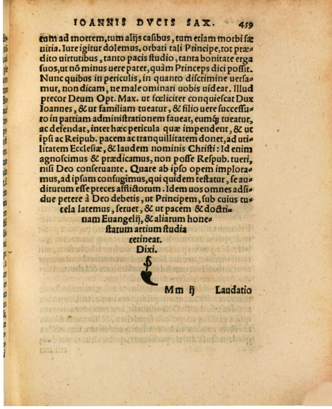 Liber Selectarum Declamationum Philippi Melanthonis