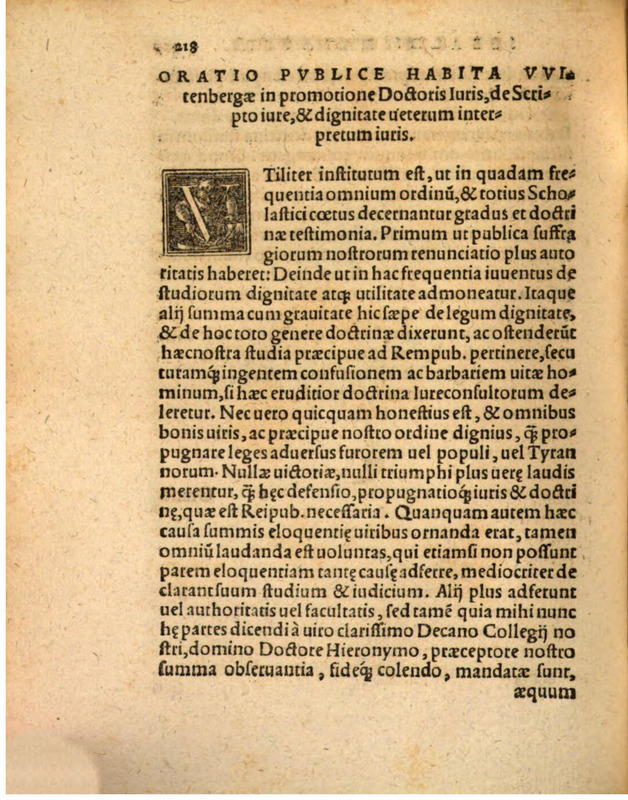 Liber Selectarum Declamationum Philippi Melanthonis