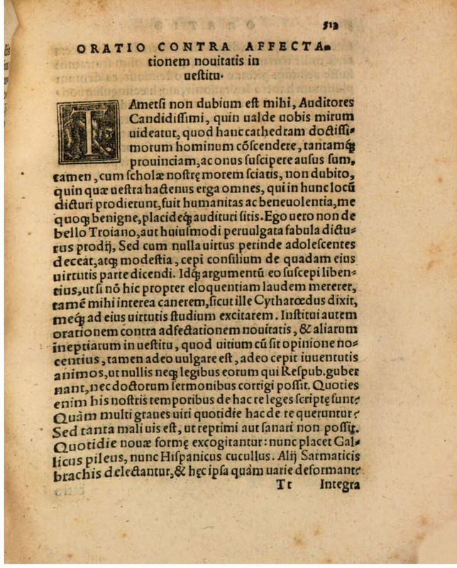 Liber Selectarum Declamationum Philippi Melanthonis