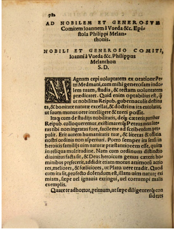 Liber Selectarum Declamationum Philippi Melanthonis