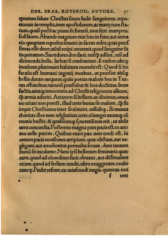 Querela Pacis Undique Gentium Eiectae Profligataeque