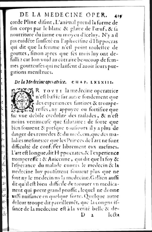 Declamation sur l'incertitude, vanité et abus des sciences