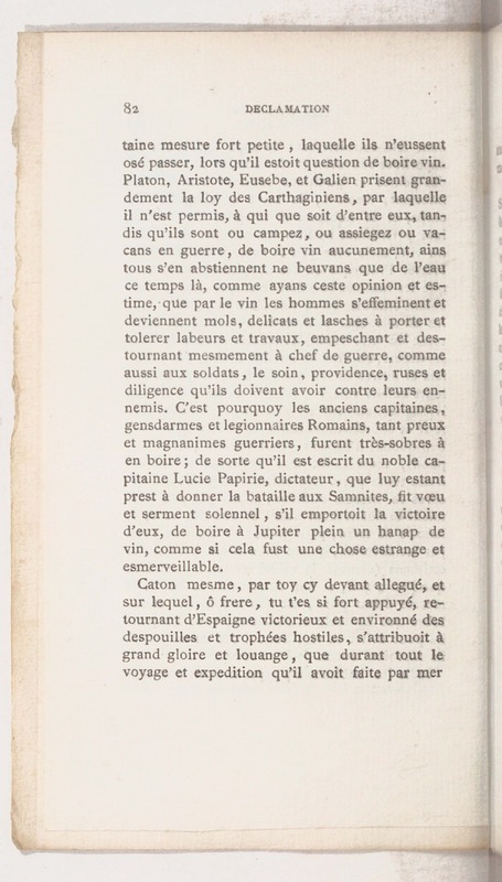 Trois déclamations esquelles l'Ivrongne, le Putier et le Joueur de Dez débattent Trois déclamations esquelles l'Ivrongne, le Putier et le Joueur de Dez débattent