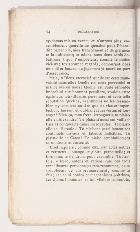 Trois déclamations esquelles l'Ivrongne, le Putier et le Joueur de Dez débattent Trois déclamations esquelles l'Ivrongne, le Putier et le Joueur de Dez débattent