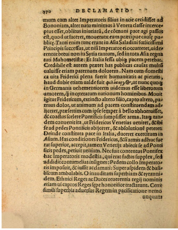 Liber Selectarum Declamationum Philippi Melanthonis