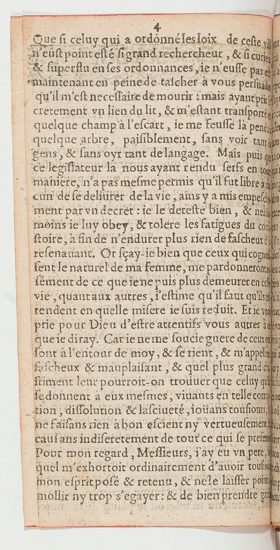 Plaidoyer d'un mary desesperé pour l'estrange et admirable caquet de sa femme