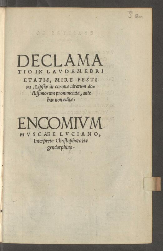 Declamatio in laudem ebrietatis