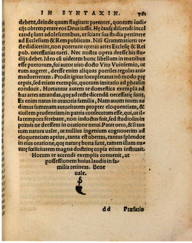Liber Selectarum Declamationum Philippi Melanthonis