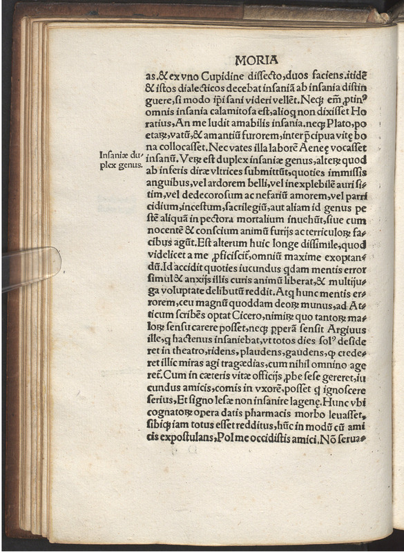 Moriae encomivm Erasmi Roterodami declamatio