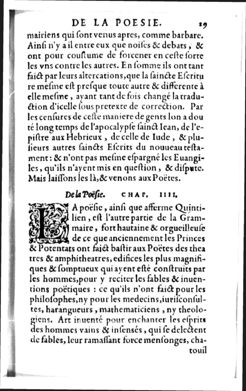 Declamation sur l'incertitude, vanité et abus des sciences