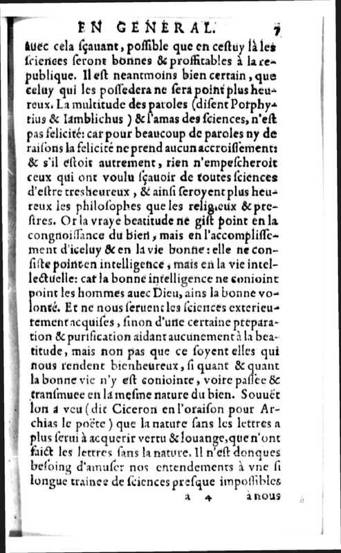 Declamation sur l'incertitude, vanité et abus des sciences Declamation sur l'incertitude, vanité et abus des sciences