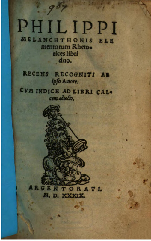 Elementorum Rhetorices libri duo
