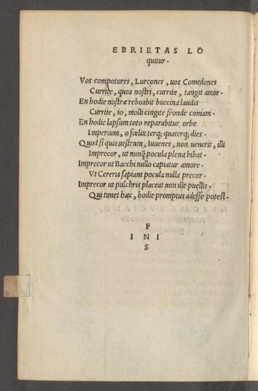 Declamatio in laudem ebrietatis