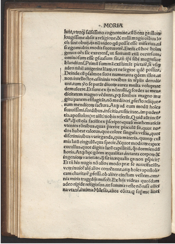 Moriae encomivm Erasmi Roterodami declamatio