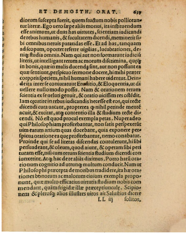 Liber Selectarum Declamationum Philippi Melanthonis