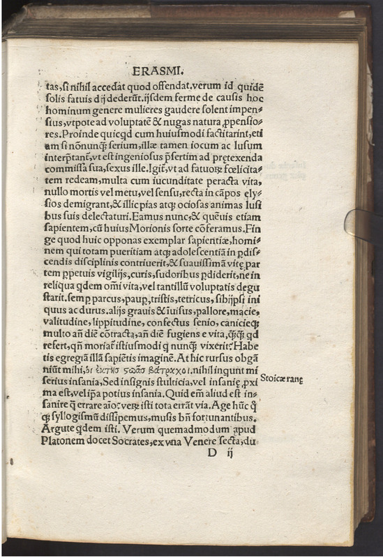 Moriae encomivm Erasmi Roterodami declamatio