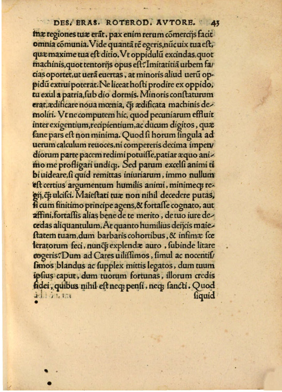 Querela Pacis Undique Gentium Eiectae Profligataeque