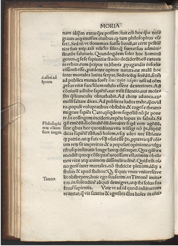 Moriae encomivm Erasmi Roterodami declamatio