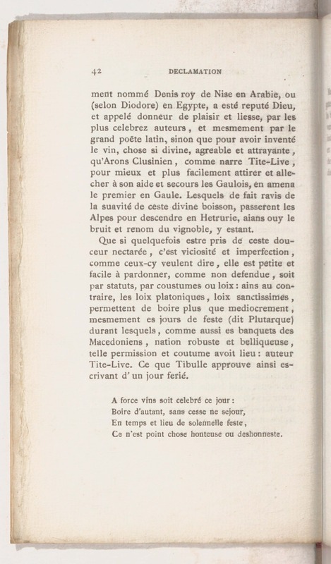 Trois déclamations esquelles l'Ivrongne, le Putier et le Joueur de Dez débattent Trois déclamations esquelles l'Ivrongne, le Putier et le Joueur de Dez débattent