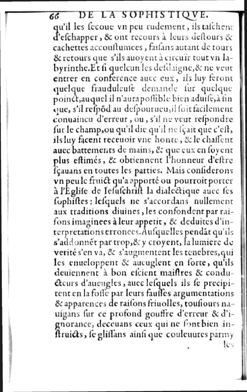 Declamation sur l'incertitude, vanité et abus des sciences