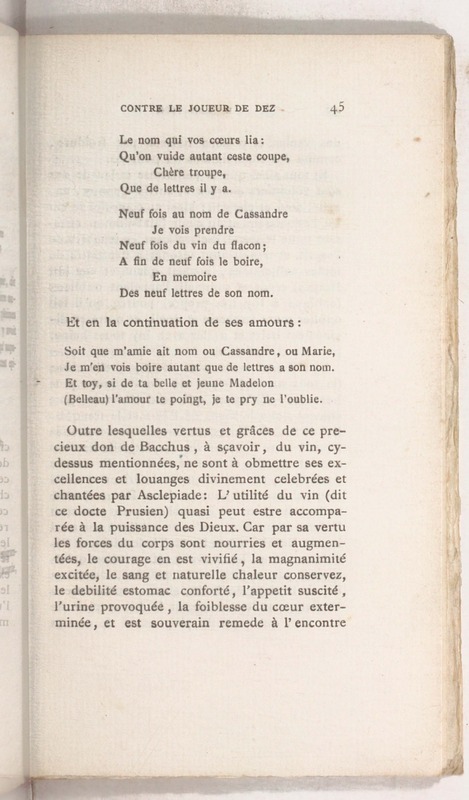 Trois déclamations esquelles l'Ivrongne, le Putier et le Joueur de Dez débattent Trois déclamations esquelles l'Ivrongne, le Putier et le Joueur de Dez débattent