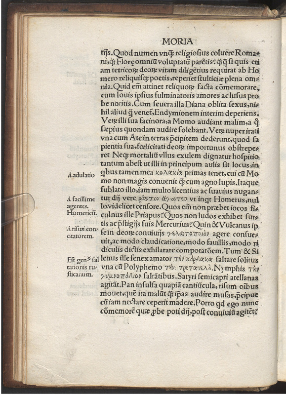 Moriae encomivm Erasmi Roterodami declamatio