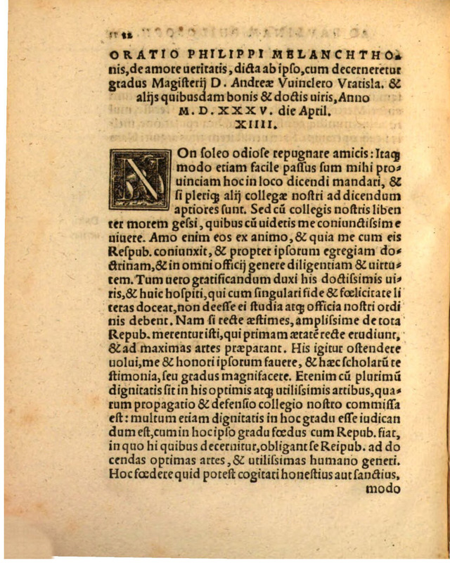 Liber Selectarum Declamationum Philippi Melanthonis