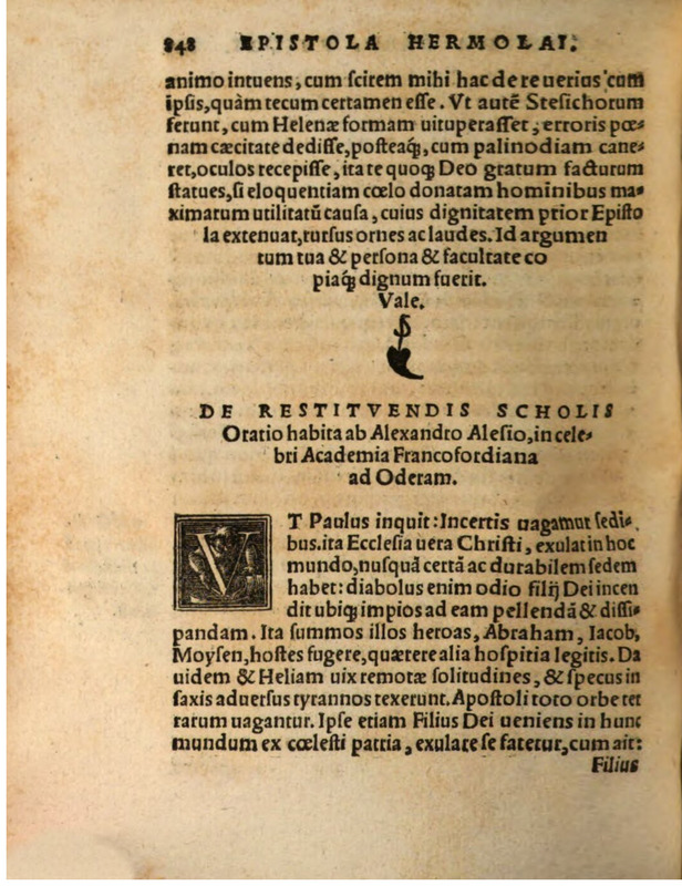 Liber Selectarum Declamationum Philippi Melanthonis