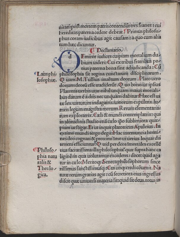 Declamatio Philosophi Medici Oratoris