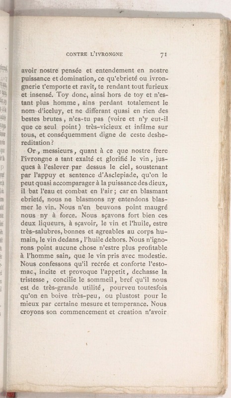 Trois déclamations esquelles l'Ivrongne, le Putier et le Joueur de Dez débattent Trois déclamations esquelles l'Ivrongne, le Putier et le Joueur de Dez débattent