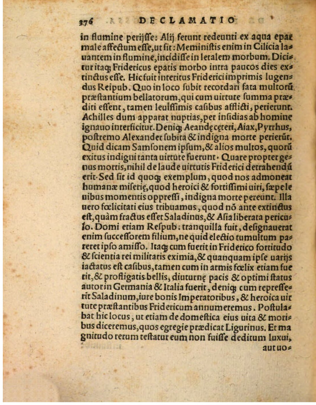 Liber Selectarum Declamationum Philippi Melanthonis