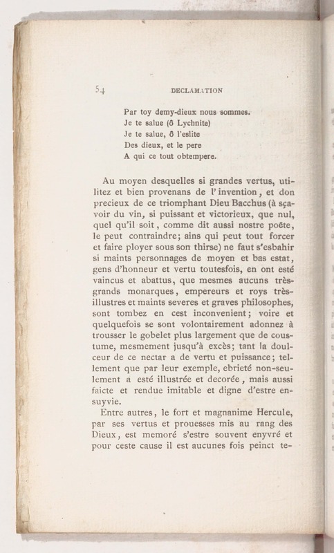 Trois déclamations esquelles l'Ivrongne, le Putier et le Joueur de Dez débattent Trois déclamations esquelles l'Ivrongne, le Putier et le Joueur de Dez débattent
