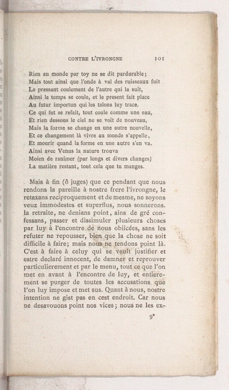Trois déclamations esquelles l'Ivrongne, le Putier et le Joueur de Dez débattent Trois déclamations esquelles l'Ivrongne, le Putier et le Joueur de Dez débattent