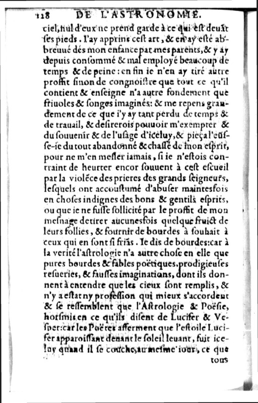 Declamation sur l'incertitude, vanité et abus des sciences